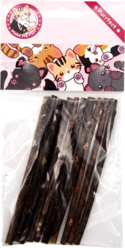 Make Me Purr Matatabi Sticks (10 Stuks) - Silver Vine Kattenkruid Stokjes - Catnip Effect Kauwstokjes - Kattensnack Kattensnoepjes - Kattenspeelgoed Kattenspeeltjes -Kattenspeelgoed Winkel 605x1200 2
