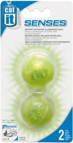 Catit CA Design Senses - Verlichte Bal - Kattenspeelgoed - 2ST -Kattenspeelgoed Winkel 612x1200 1