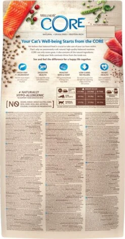 Wellness Core Grain Free Cat Ocean Zalm & Tonijn - Kattenvoer - 1.75 Kg -Kattenspeelgoed Winkel 626x1200 3