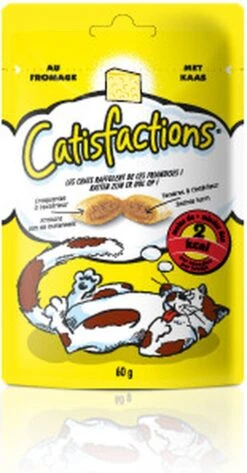 Catisfactions Kattensnoepjes - Kaas - Kattensnack - 60 G - 1 Zakje -Kattenspeelgoed Winkel 626x1200 5