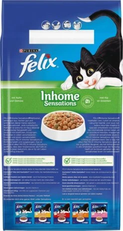 Felix Inhome Sensations - Katten Droogvoer Kip, Granen & Tuingroenten - 4kg -Kattenspeelgoed Winkel 642x1200