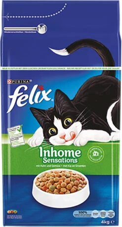 Felix Inhome Sensations - Katten Droogvoer Kip, Granen & Tuingroenten - 4kg -Kattenspeelgoed Winkel 645x1200 1