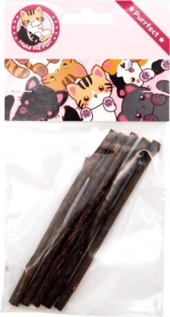 Make Me Purr Matatabi Sticks (5 Stuks) - Silver Vine Kattenkruid Stokjes - Catnip Effect Kauwstokjes - Kattensnack Kattensnoepjes - Kattenspeelgoed Kattenspeeltjes -Kattenspeelgoed Winkel 646x1200