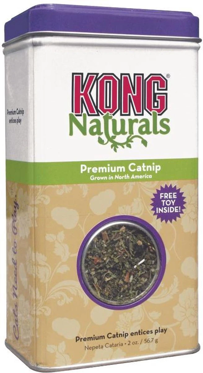 Kong Cat Naturals Premium Catnip - Kattenkruid - Kattenspeelgoed - 57 Gr 4 Kong Cat Naturals Premium Catnip - Kattenkruid - Kattenspeelgoed - 57 Gr - Afbeelding 2