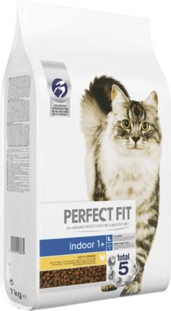 Perfect Fit Adult 1+ Indoor Voordeelzak Droge Brokjes - Katten Droogvoer - Kip - 7 Kg -Kattenspeelgoed Winkel 660x1200