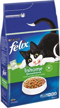 Felix Inhome Sensations - Katten Droogvoer Kip, Granen & Tuingroenten - 4kg -Kattenspeelgoed Winkel 674x1200 1