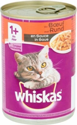 Whiskas Natvoer - Adult - Rund - 12 X 400 Gr -Kattenspeelgoed Winkel 739x1200 2