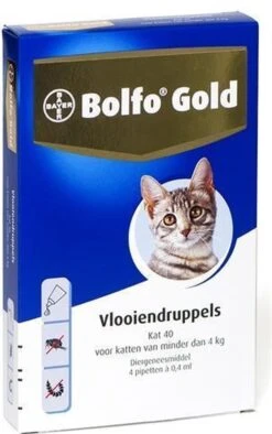 Bayer Bolfo Gold 80 Anti Vlooienmiddel - Kat - > 4 Kg - 4 Pipetten -Kattenspeelgoed Winkel 752x1200 2