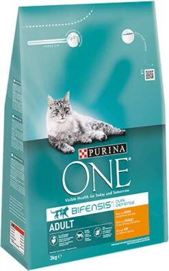 Purina ONE Adult - Kattenvoer Kip & Volkoren Granen - 3kg -Kattenspeelgoed Winkel 753x1200