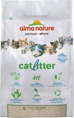 Almo Nature Zuinige Kattenbakvulling Klontvormend En Milieuvriendelijk - Inhoud 4,54 Kg -Kattenspeelgoed Winkel 756x1200
