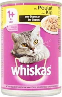 Whiskas Natvoer - Adult - Rund - 12 X 400 Gr -Kattenspeelgoed Winkel 763x1200