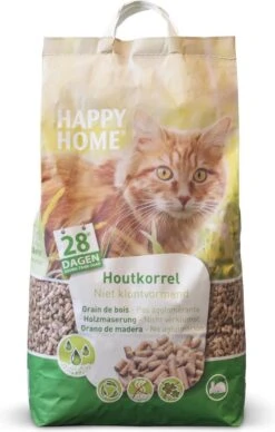 Happy Home Natural Wood - Kattenbakvulling - 20 L -Kattenspeelgoed Winkel 764x1200 1