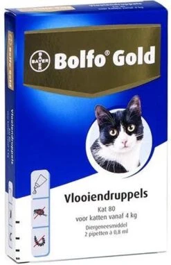 Bayer Bolfo Gold 40 Anti Vlooienmiddel - Kat - 0 Tot 4 Kg - 2 Pipetten 12 Bayer Bolfo Gold 40 Anti Vlooienmiddel - Kat - 0 Tot 4 Kg - 2 Pipetten -Kattenspeelgoed Winkel 776x1200