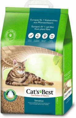 Cat's Best Sensitive - Kattenbakvulling - 20 L -Kattenspeelgoed Winkel 779x1200 1