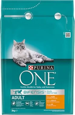 Purina ONE Adult - Kattenvoer Kip & Volkoren Granen - 3kg -Kattenspeelgoed Winkel 780x1200 1