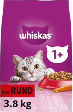 Whiskas 1+ Adult Katten Droogvoer - Rund - 3,8 Kg -Kattenspeelgoed Winkel 781x1200 1
