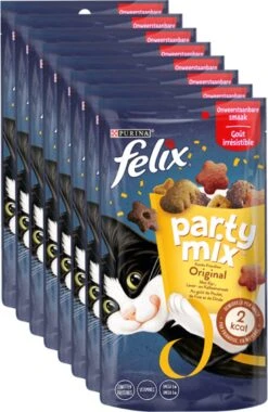 Felix Party Mix - Kattensnacks Original - 8 X 60g -Kattenspeelgoed Winkel 781x1200 2