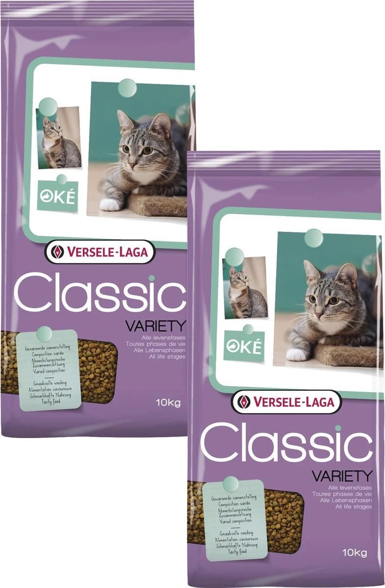 Versele-Laga Classic Variety Kat 4-Mix - Kattenvoer - 2 X 10 Kg 4 Versele-Laga Classic Variety Kat 4-Mix - Kattenvoer - 2 X 10 Kg - Afbeelding 2