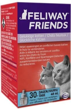 Feliway Friends - Navulling - 1 X 48 Ml - Anti-conflict Voor Katten -Kattenspeelgoed Winkel 791x1200
