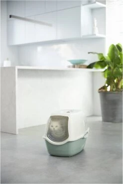 Rotho Bailey - Kattenbak - Groen/Zand -Kattenspeelgoed Winkel 802x1200 2