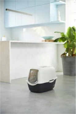 Rotho Bailey - Kattenbak - Zwart/Zand -Kattenspeelgoed Winkel 802x1200 3