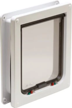 Cat Mate Kattendeur Groot Met Vierwegsluiting En Extra Vergrendeling - Wit -Kattenspeelgoed Winkel 802x1200 4