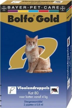 Bayer Bolfo Gold 80 Anti Vlooienmiddel - Kat - > 4 Kg - 4 Pipetten -Kattenspeelgoed Winkel 808x1200 1