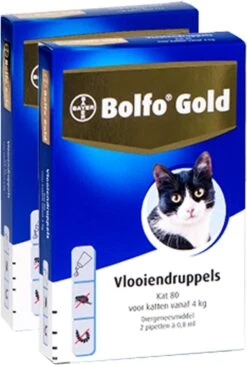 Bayer Bolfo Gold 80 Anti Vlooienmiddel - Kat - >4 Kg - 2 Pipetten 11 Bayer Bolfo Gold 80 Anti Vlooienmiddel - Kat - >4 Kg - 2 Pipetten -Kattenspeelgoed Winkel 812x1200