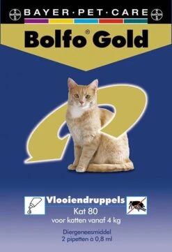 Bayer Bolfo Gold 80 Anti Vlooienmiddel - Kat - >4 Kg - 2 Pipetten 9 Bayer Bolfo Gold 80 Anti Vlooienmiddel - Kat - >4 Kg - 2 Pipetten -Kattenspeelgoed Winkel 820x1200