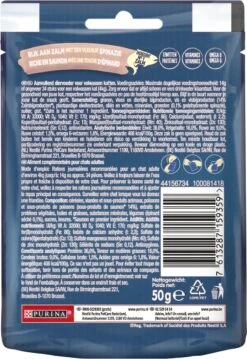 Felix Naturally Delicious Zalm & Spinazie - Kattensnacks - 8 X 50g -Kattenspeelgoed Winkel 826x1200 2