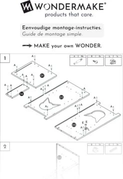 WONDERMAKE® Grote Kattenkast Houten Voor Kattenbak Kattentoilet, XL-kattenbak Dressoir Kastje Met Schuiflade, Designer Kattenhuis Met Kattenhol Kattenbakkast, Kasten Kast Voor Katten Binnen Hoog, 51 X 46 X 96 Cm, Wit -Kattenspeelgoed Winkel 827x1200 6