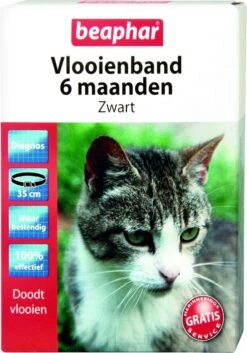 Beaphar Vlooienband Kat - Vlooienbestrijding - Zwart -Kattenspeelgoed Winkel 840x1200