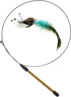 Kattenspeelgoed - Simulatie Vogel - Interactieve Grappige Kattenspeeltjes - Kattenhengel Met Zuignap + 4 Vogels + Een Kattenhengel GRATIS -Kattenspeelgoed Winkel 883x1200 2