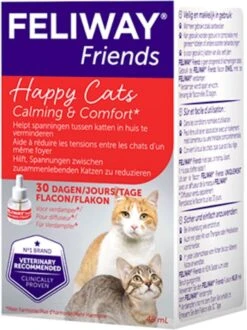 Feliway Friends - Navulling - 1 X 48 Ml - Anti-conflict Voor Katten -Kattenspeelgoed Winkel 899x1200 2