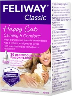Feliway Classic - Navulling - 48 Ml - Anti-stress Kat 18 Feliway Classic - Navulling - 48 Ml - Anti-stress Kat -Kattenspeelgoed Winkel 899x1200