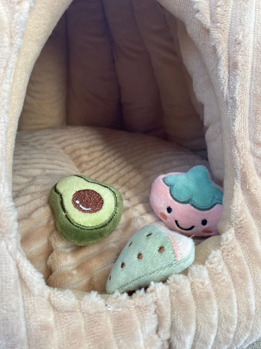 By Tiekeman Kattenmand Pompoen - Beige - Luxe Kattenmand - Kattenkussen - Anti Slip - 40x40x38 Cm 4 By Tiekeman Kattenmand Pompoen - Beige - Luxe Kattenmand - Kattenkussen - Anti Slip - 40x40x38 Cm - Afbeelding 2