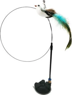 Kattenspeelgoed - Simulatie Vogel - Interactieve Grappige Kattenspeeltjes - Kattenhengel Met Zuignap + 4 Vogels + Een Kattenhengel GRATIS -Kattenspeelgoed Winkel 903x1200 1