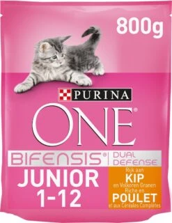 Purina ONE Junior - Kip/Granen - Kattenvoer - 800 G