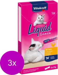 Vitakraft Cat Liquid Snack 6 Stuks - Kattensnack - 3 X Kip -Kattenspeelgoed Winkel 927x1200 2