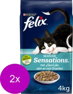 Felix Vis Sensations - Kattenvoer - 2 X 4 Kg -Kattenspeelgoed Winkel 940x1200