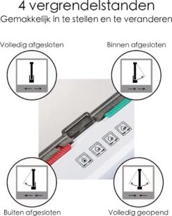 Merkloos Kattenluik - Inclusief Tunnel - 4 Vergendelingsstanden - Wit - Waterdicht - 23 X 25 X 5.5 Cm -Kattenspeelgoed Winkel 955x1200 1