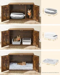Kattenbak Kast, Kattentoilet, Vintage 18 Kattenbak Kast, Kattentoilet, Vintage -Kattenspeelgoed Winkel 960x1200 1