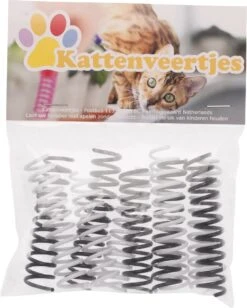 Kattenveertjes Klein - 10 Stuks | Zwart Wit | Kattenspeeltjes | Kattenspeelgoed -Kattenspeelgoed Winkel 961x1200 2
