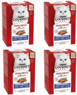 Gourmet Mon Petit Intense - Kattenvoer Natvoer - Vis - 24 X 50 Gr -Kattenspeelgoed Winkel 969x1200 2