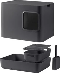 Hoopo® Dome Kattenbak Grijs - Kattenbak - Kattenbakschep - Kattenbakmat 18 Hoopo® Dome Kattenbak Grijs - Kattenbak - Kattenbakschep - Kattenbakmat -Kattenspeelgoed Winkel 986x1200 3