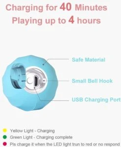 Cheerble | Mini Bal 3.0 | Roze | Zelf Rollende Bal Voor Katten | 3 Automatische Speelmodi | Interactief En Intelligentie Kattenspeelgoed | Kattenspeeltje -Kattenspeelgoed Winkel 987x1200 4